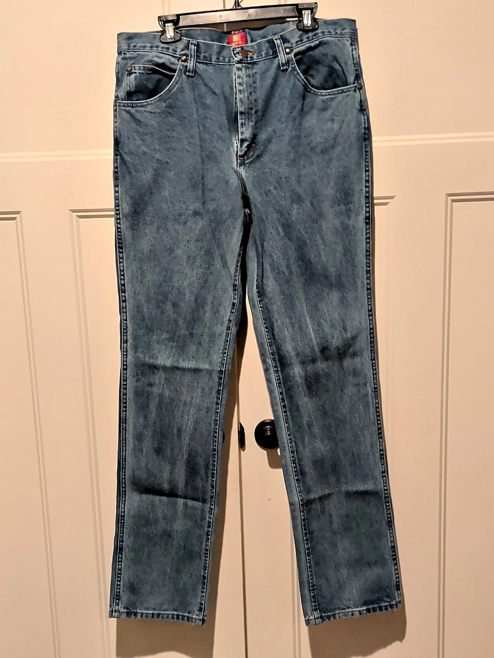 Wrangler A1030 Men's Slim Fit Jeans Waist 36 x 36 Blue